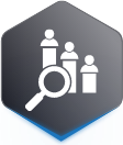 Competitor benchmarking icon