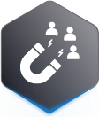 Lead generation targets icon